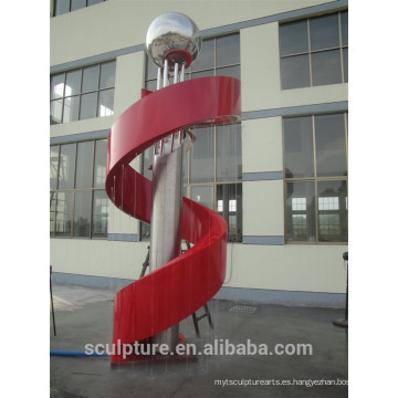 Fuente moderna vendedora caliente de la escultura del metal de la escultura de la fuente del acero inoxidable provincia de zhejiang
